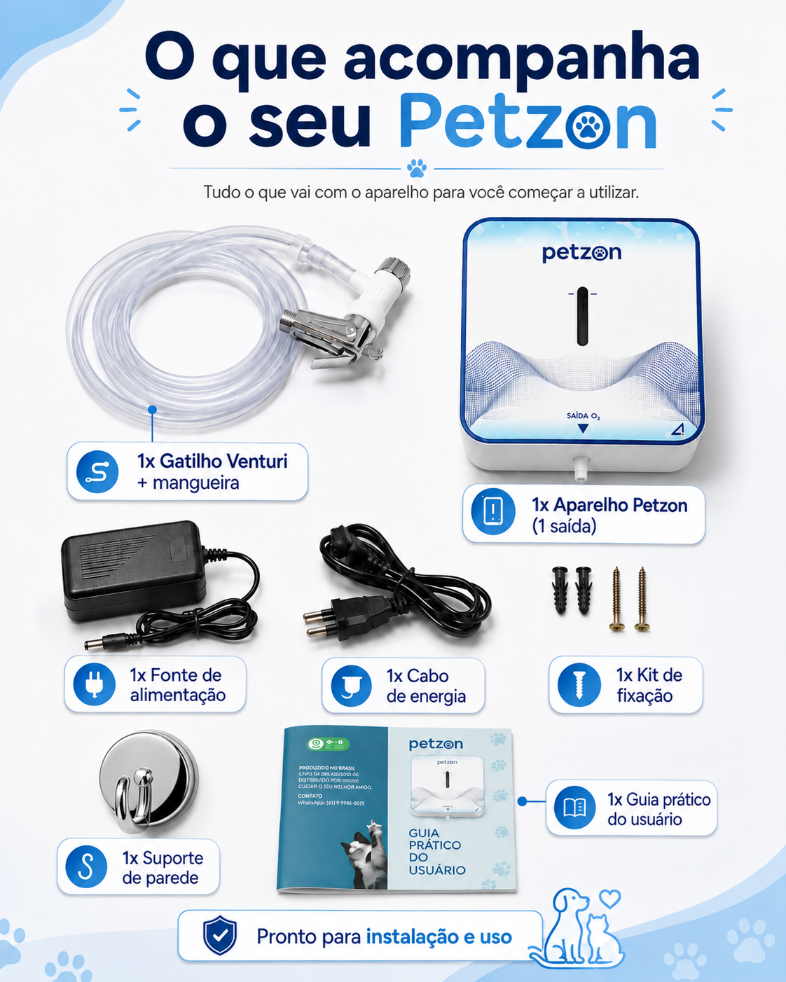 O que acompanha o Petzon